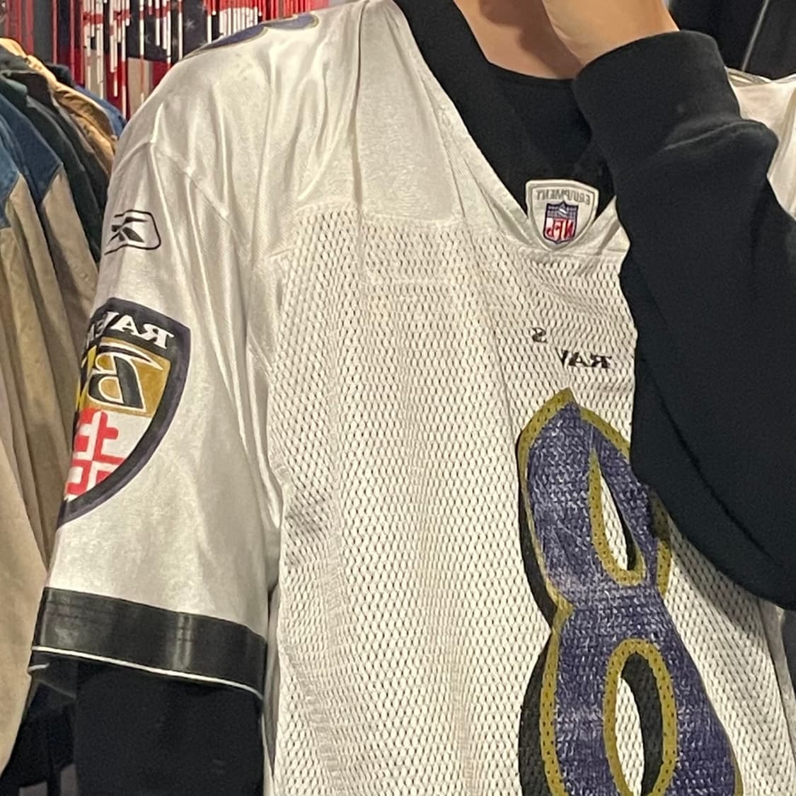 [IM]NFL X Reebok RAVENS 화이트 BOLLER No.8 상품이미지5