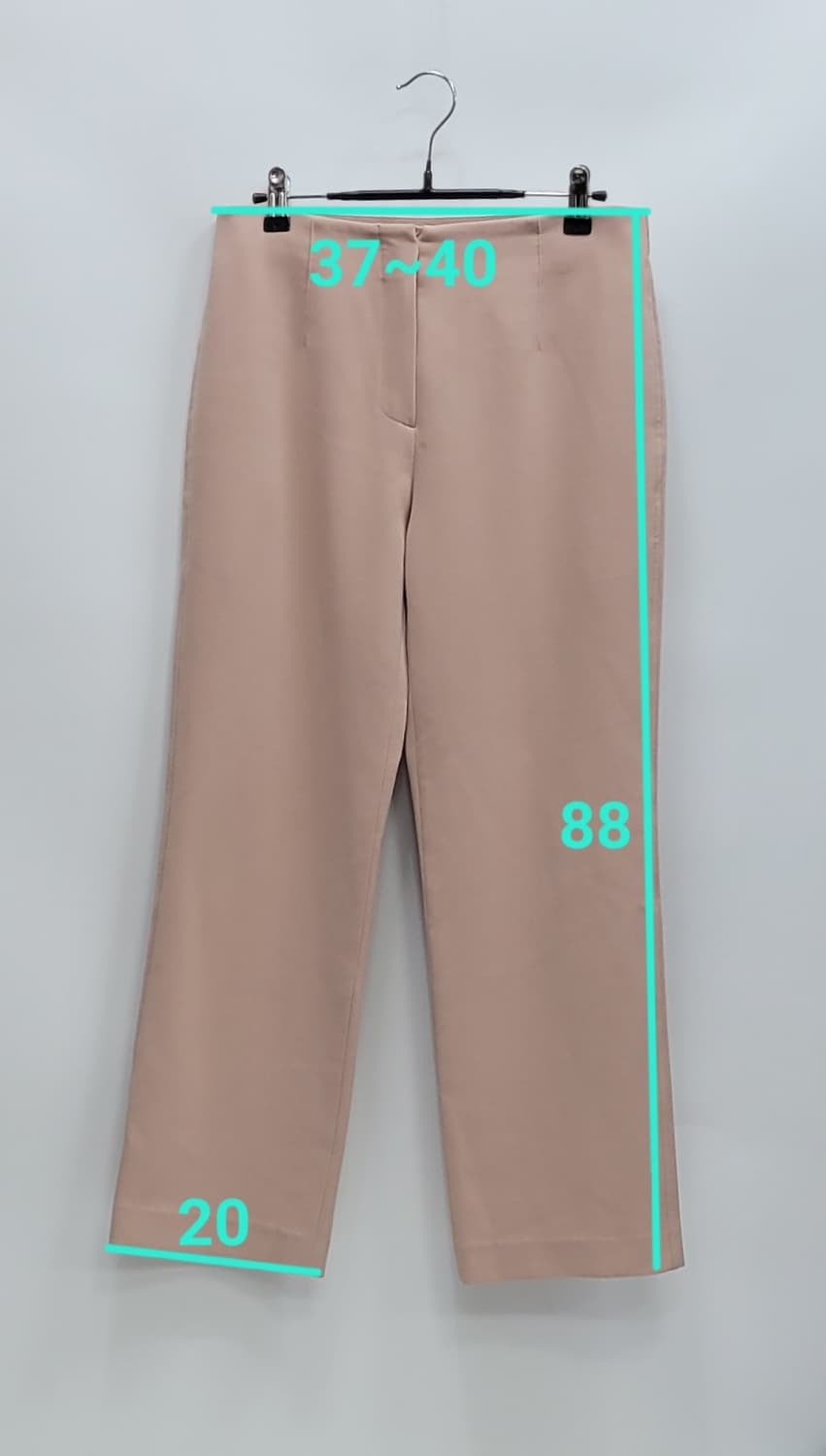 래트바이티 20SS 뒷밴딩 레이온 슬랙스 팬츠 / 여 64-94 인디핑크 상품이미지10