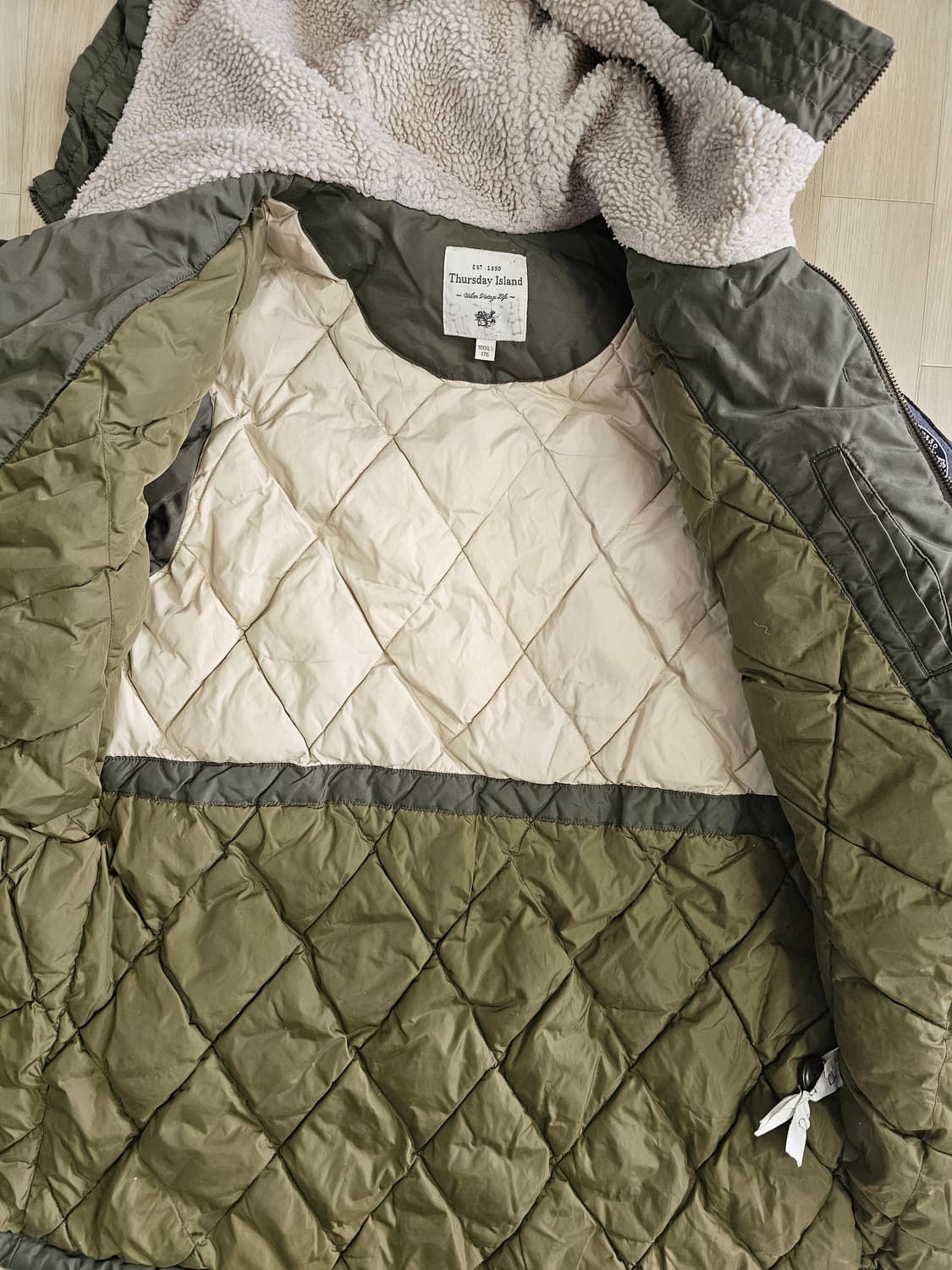 Thursday Island N3B 카키 자켓 L 상품이미지5