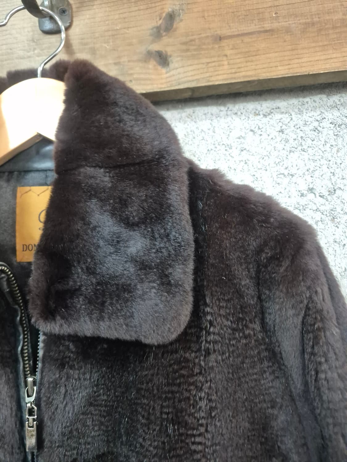 위즐 모피자켓 y2k 락시크 상품이미지4