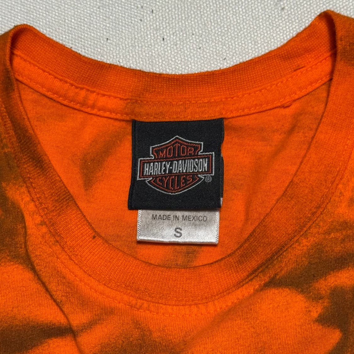 S 할리데이비슨 독수리 프린팅 타이다이 반팔티 상품이미지4