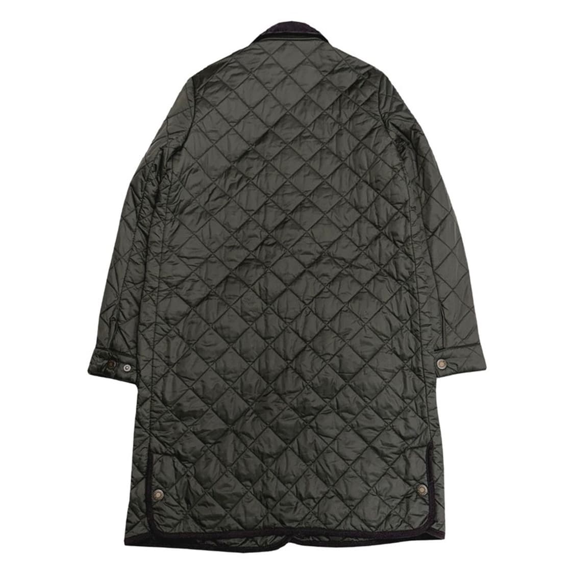 BARBOUR 보더 퀼팅 롱 자켓 36 상품이미지6