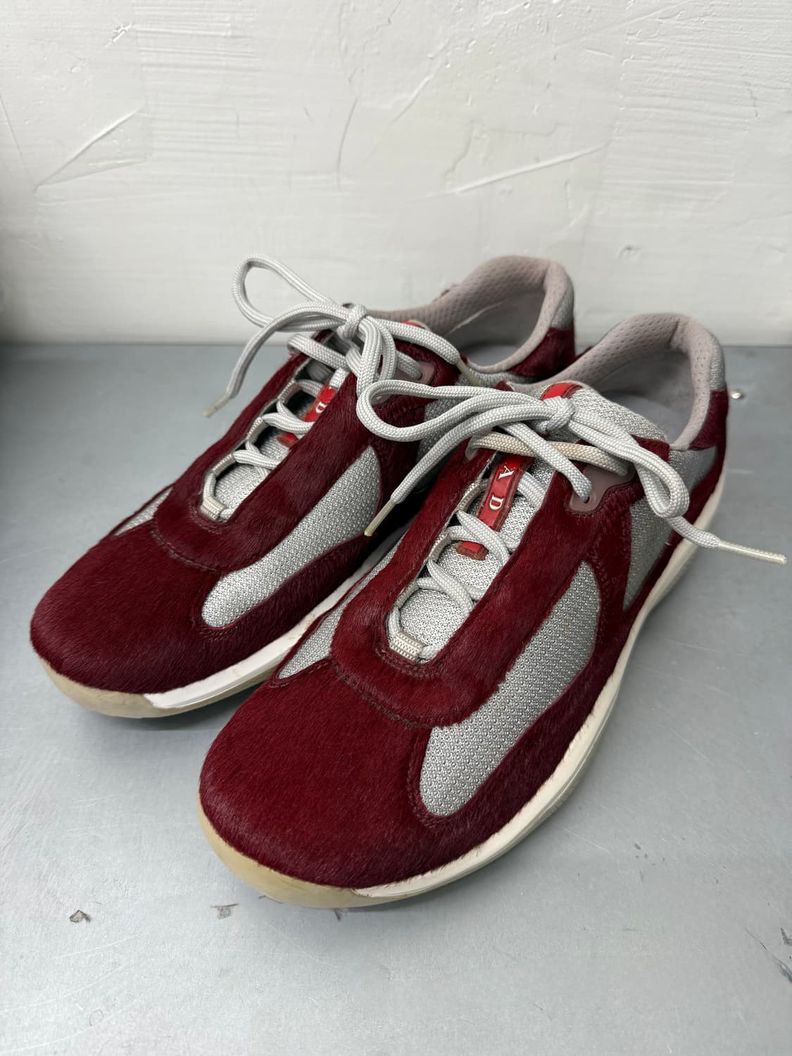 프라다 아메리카 컵 버건디 pony hair 송치 6 상품이미지1