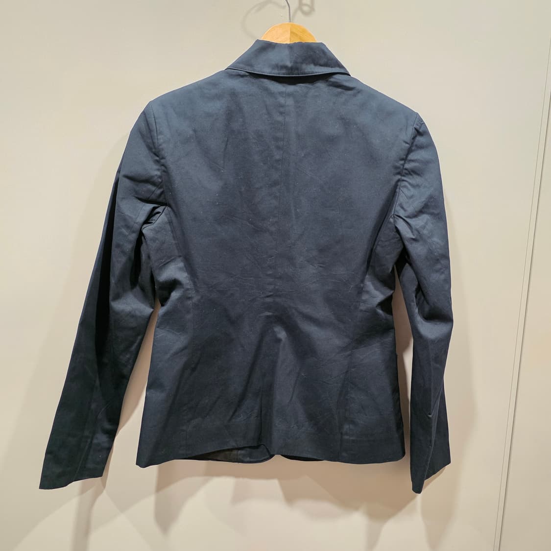 베네통 다크네이비 3버튼 코튼 혼방 자켓 상품이미지3