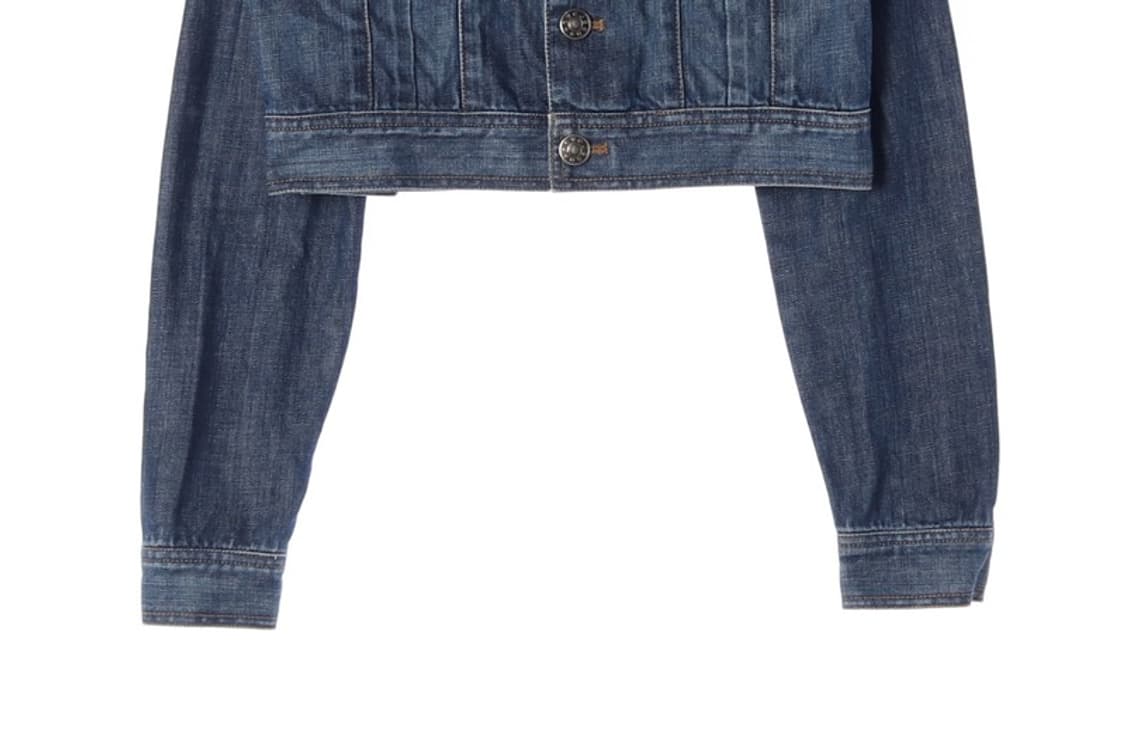 EVE JEANS 크롭 데님 자켓 M 상품이미지4