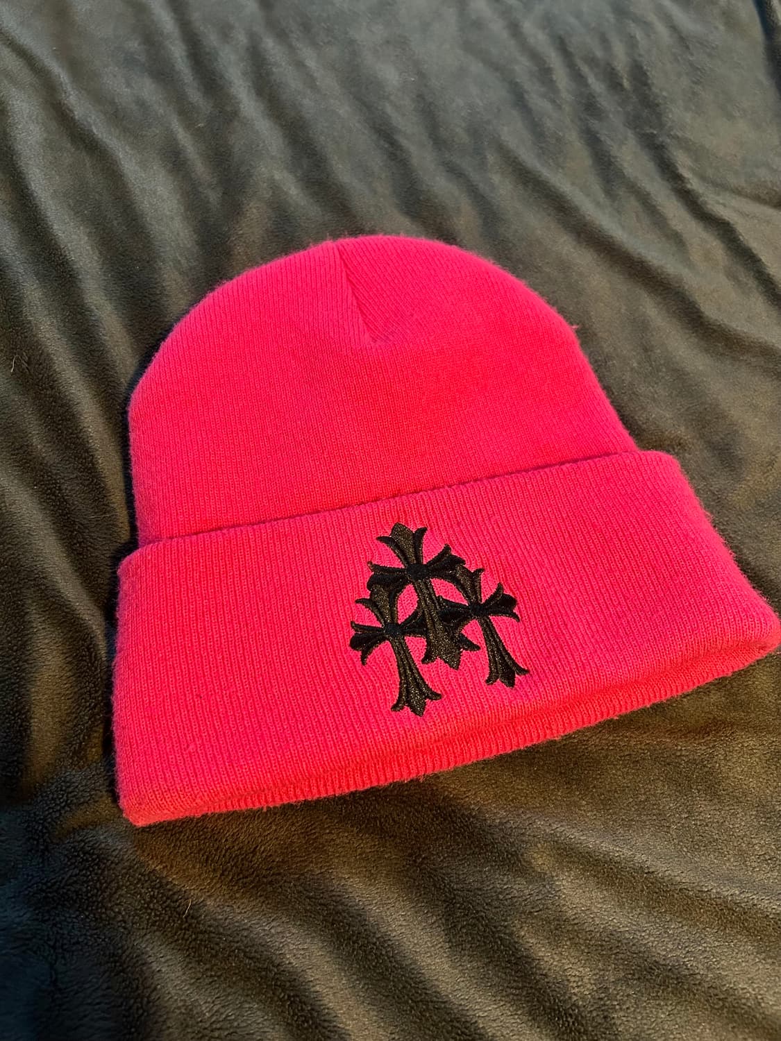 크롬하츠 트리플 크로스 비니 핑크 상품이미지3