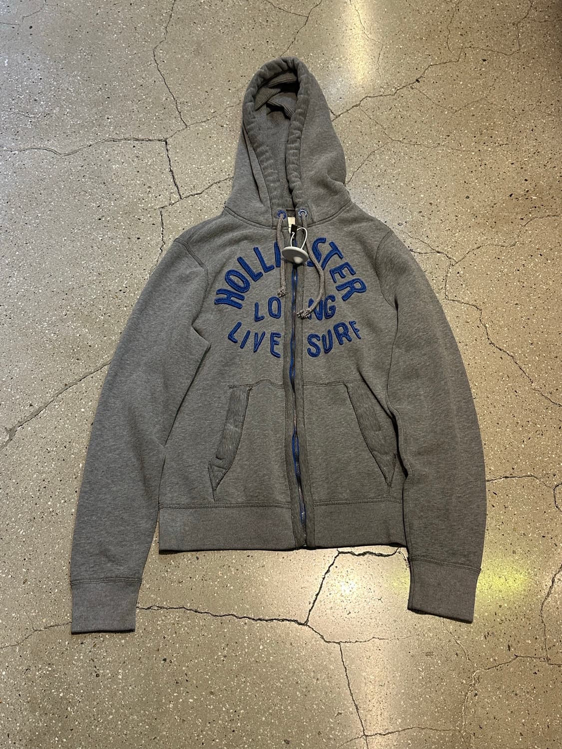 홀리스터 그레이 후드집업 상품이미지3