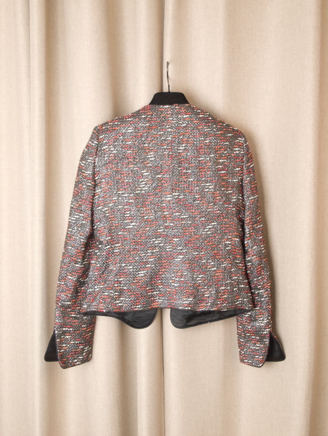 Collarless Tweed Jacket 상품이미지2
