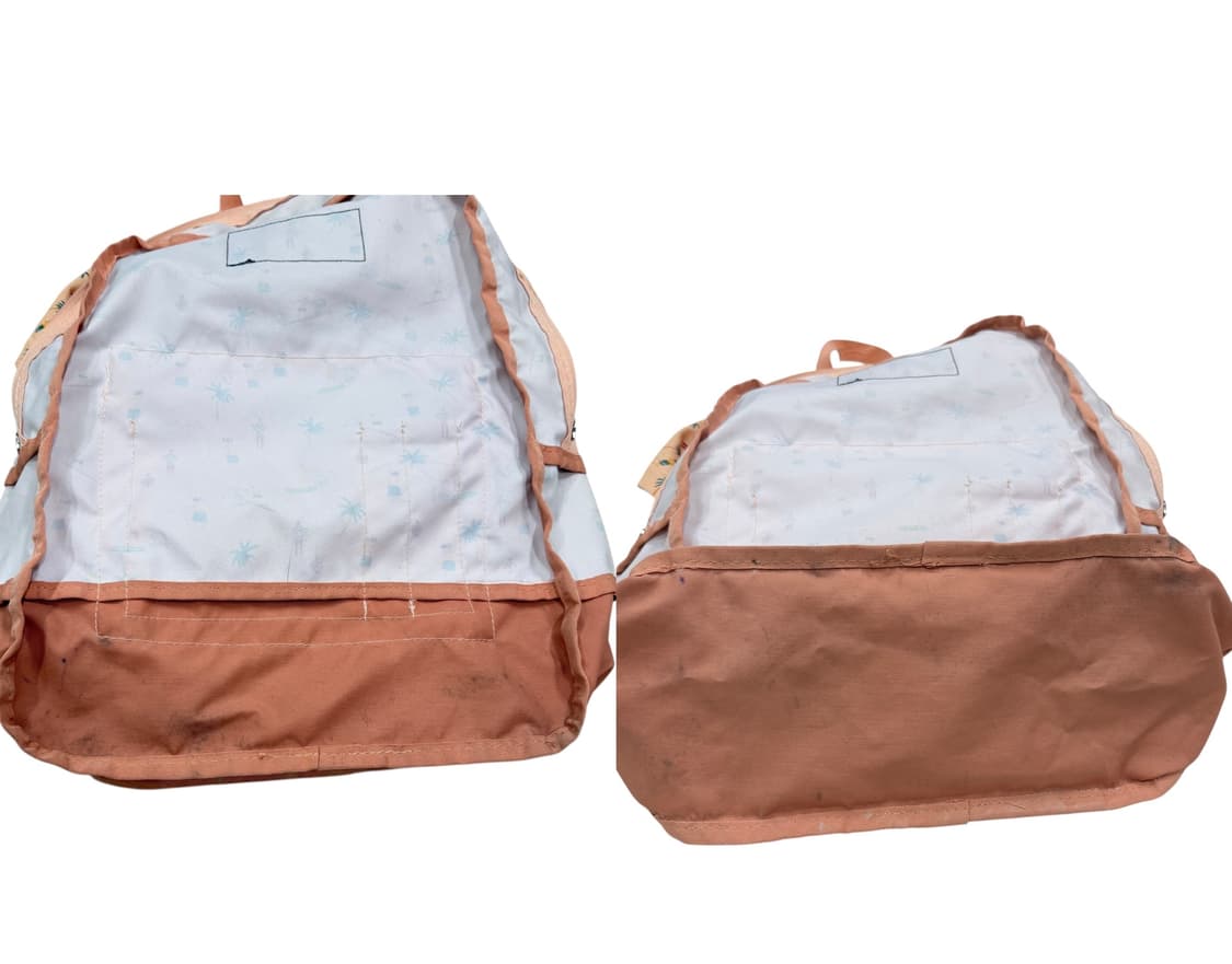 잔스포츠 빈티지 슈퍼브레이크 하와이안 서핑 패턴 백팩 가방 코랄핑크 상품이미지8