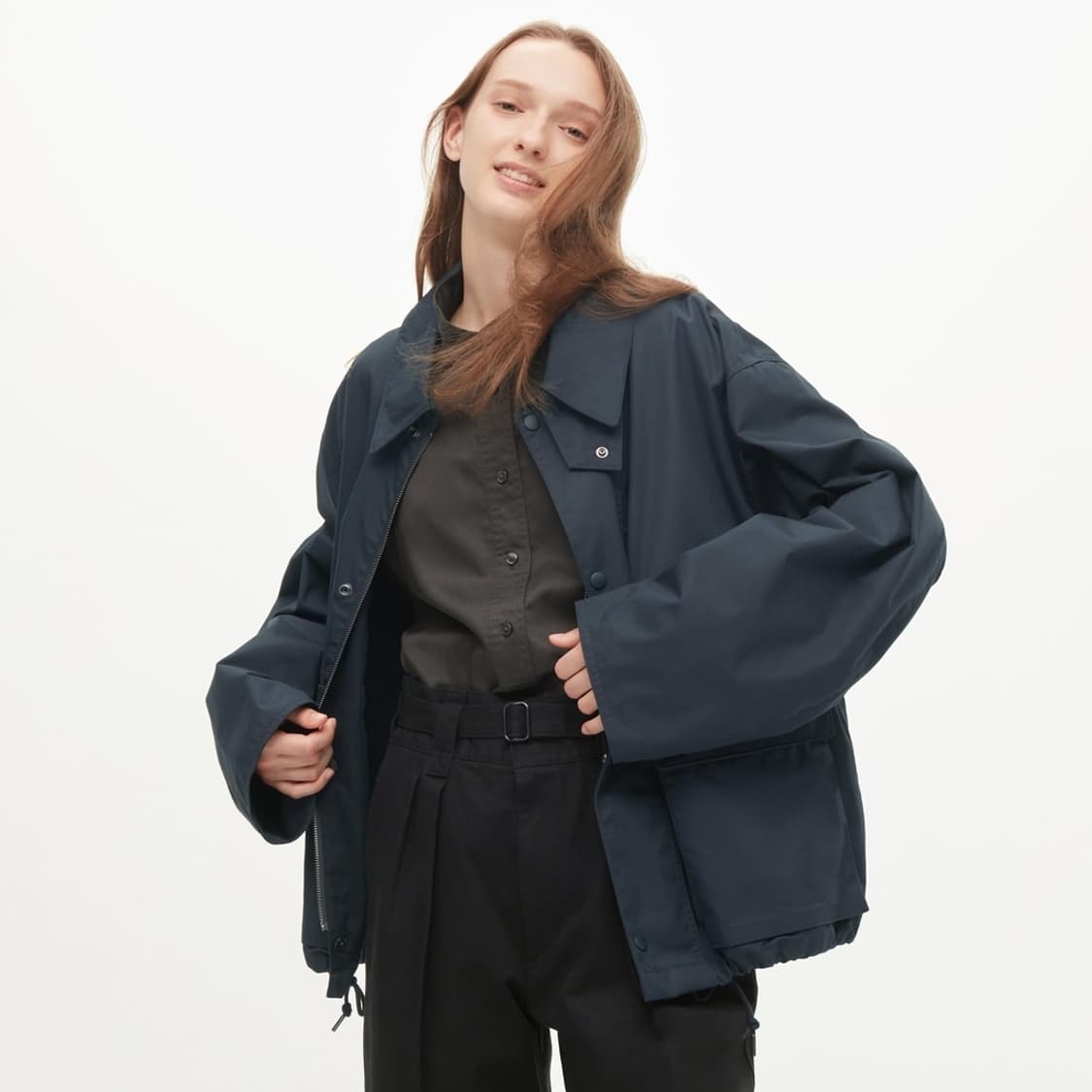 UNIQLO U 22FW 유틸리티쇼트블루종/ 블루 M 상품이미지6