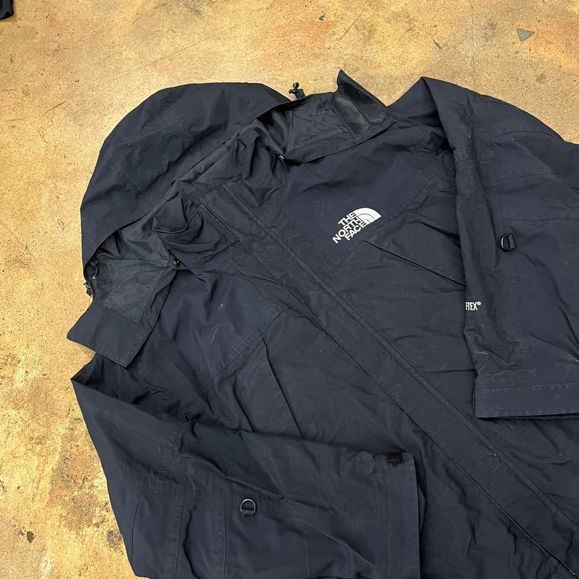 [정품/100] 노스페이스 고어텍스 블랙 바람막이 자켓 b18 상품이미지1