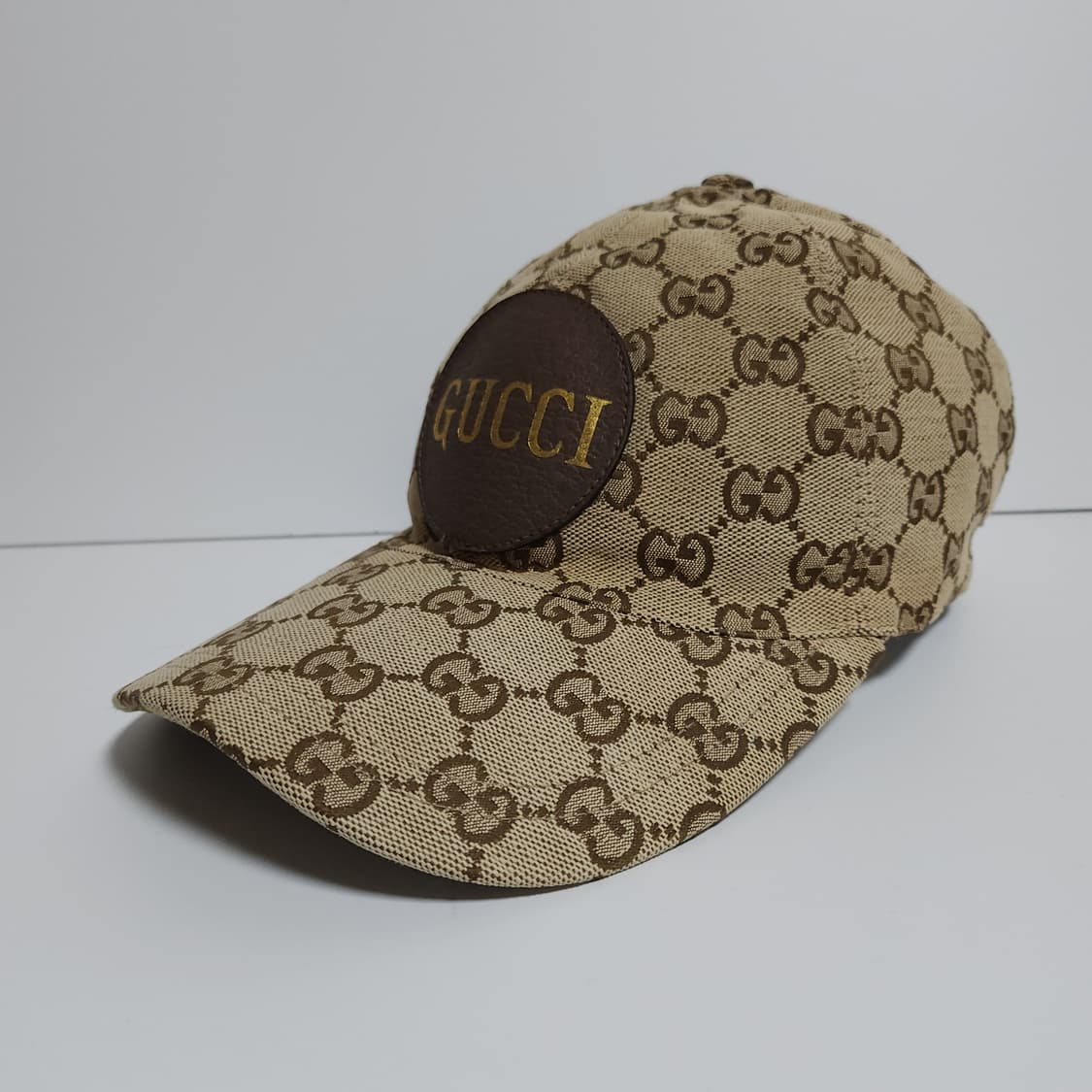 [S] 구찌 베이지 로고 볼캡 모자 상품이미지2