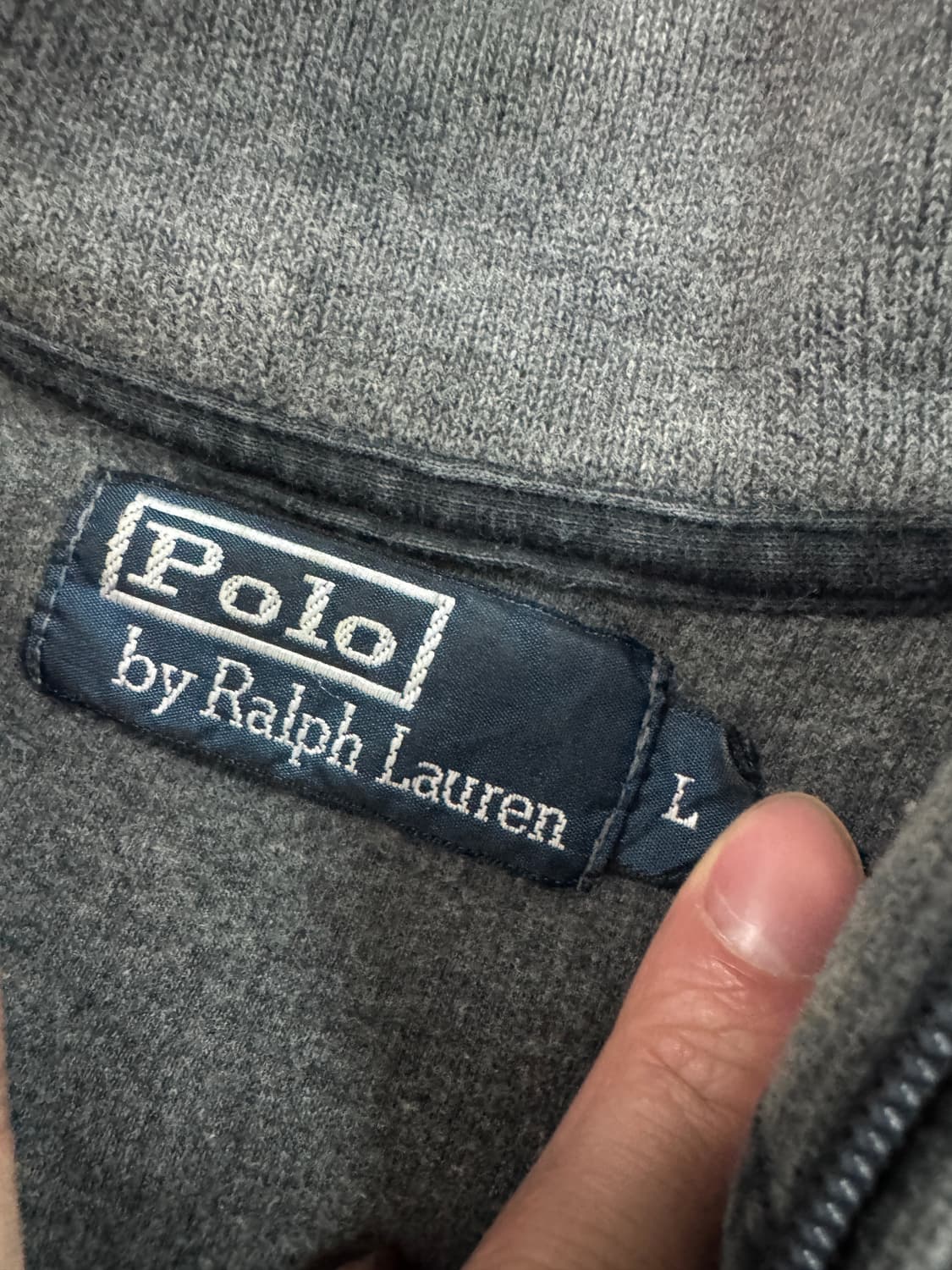 폴로 랄프로렌 스키 패치 빅 포니 하프 집업 L 상품이미지3