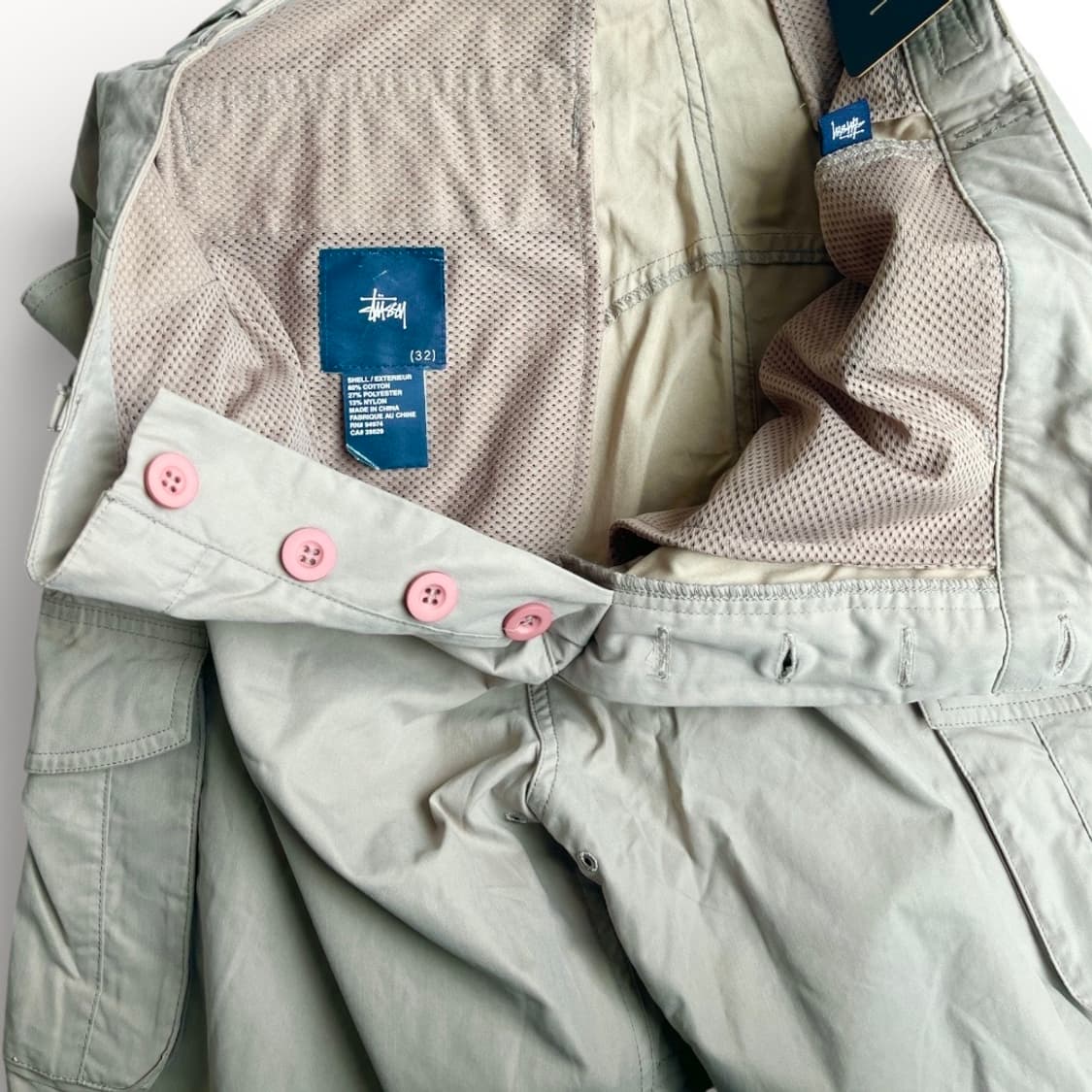 90‘s 올드스투시 데드스탁 카고 하프팬츠 상품이미지6