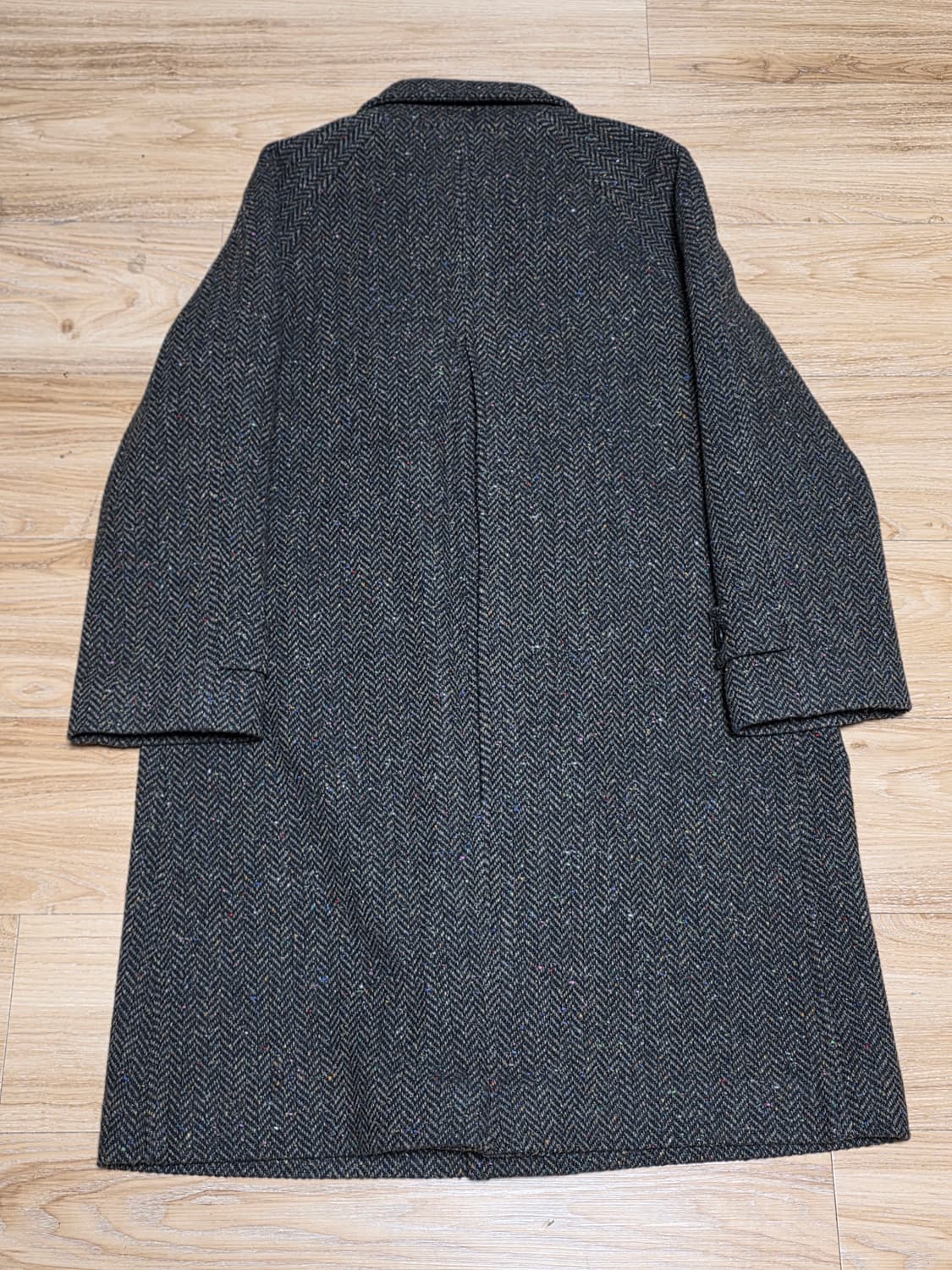 새제품42size오늘만220만)25fw드레익스 브라운 헤링본 코트 상품이미지6