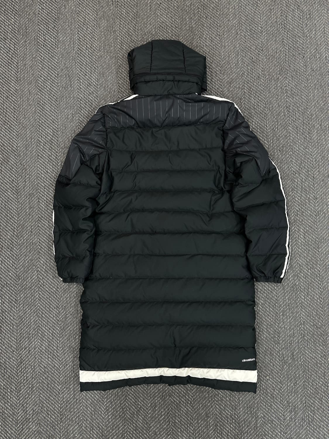 아디다스 삼선 롱패딩 블랙 상품이미지6