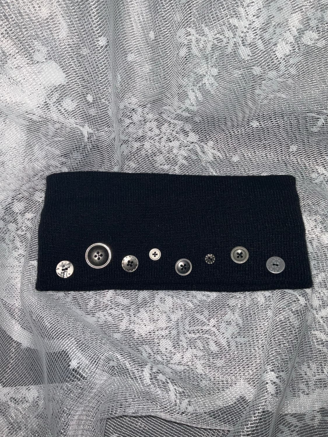 메탈단추 헤어밴드 상품이미지1