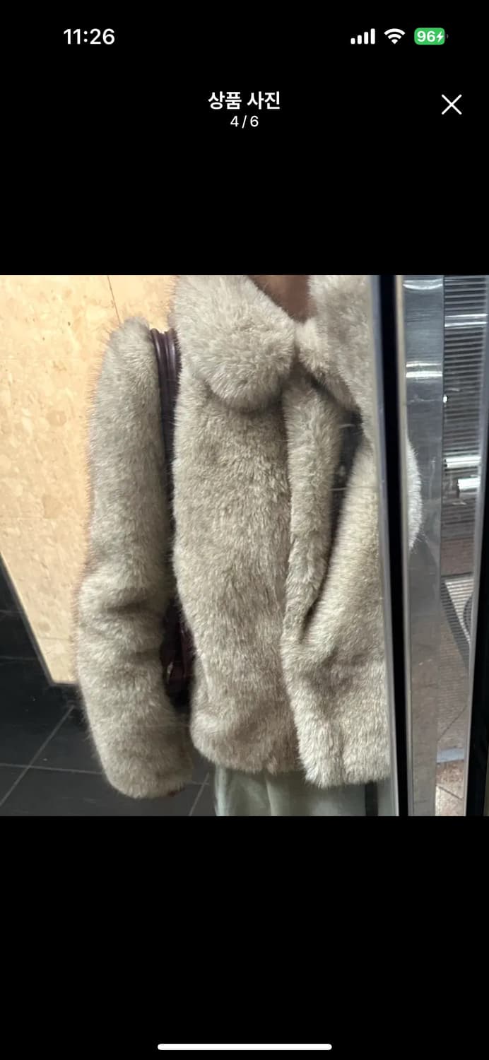 마그넷 아카이브 round fur jacket-half ivory 상품이미지4