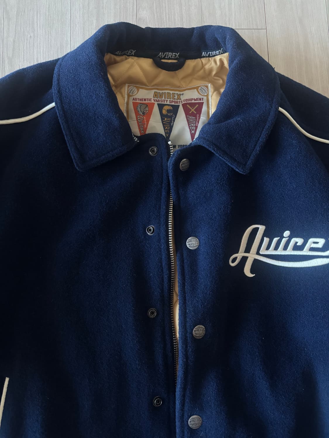 Avirex 아비렉스 울 바시티 쟈켓 상품이미지4