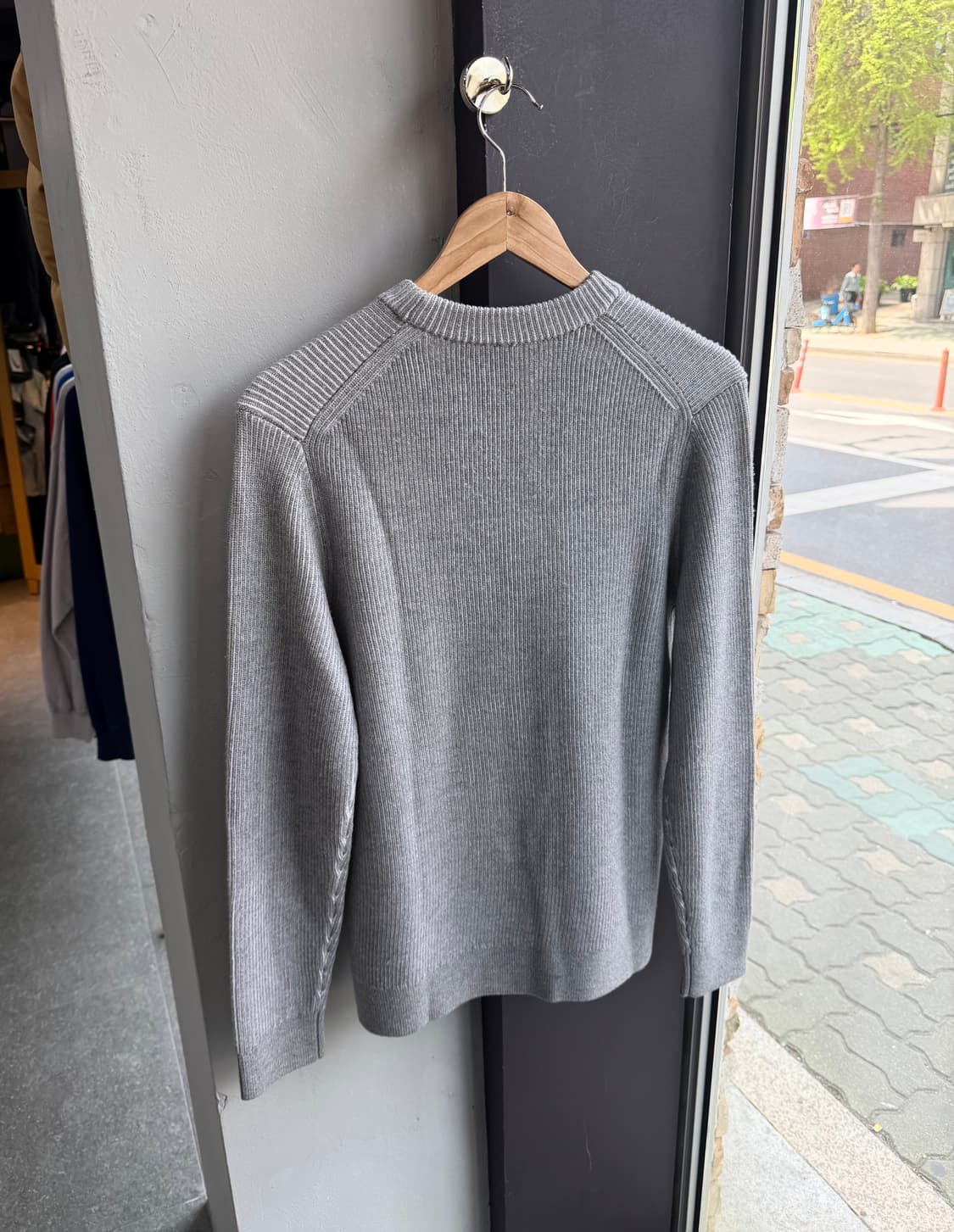 M/ 띠어리 메리노울 골지 니트 상품이미지6