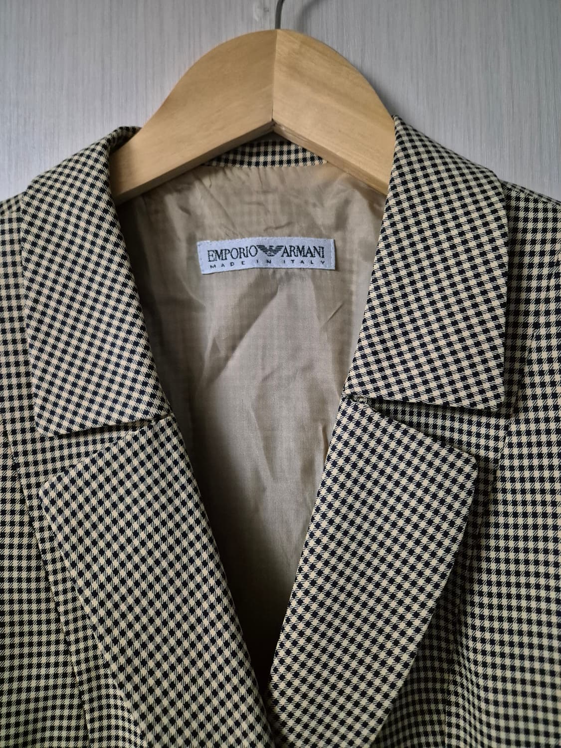 빈티지 엠포리오 아르마니 체크 블레이저 42
 상품이미지2
