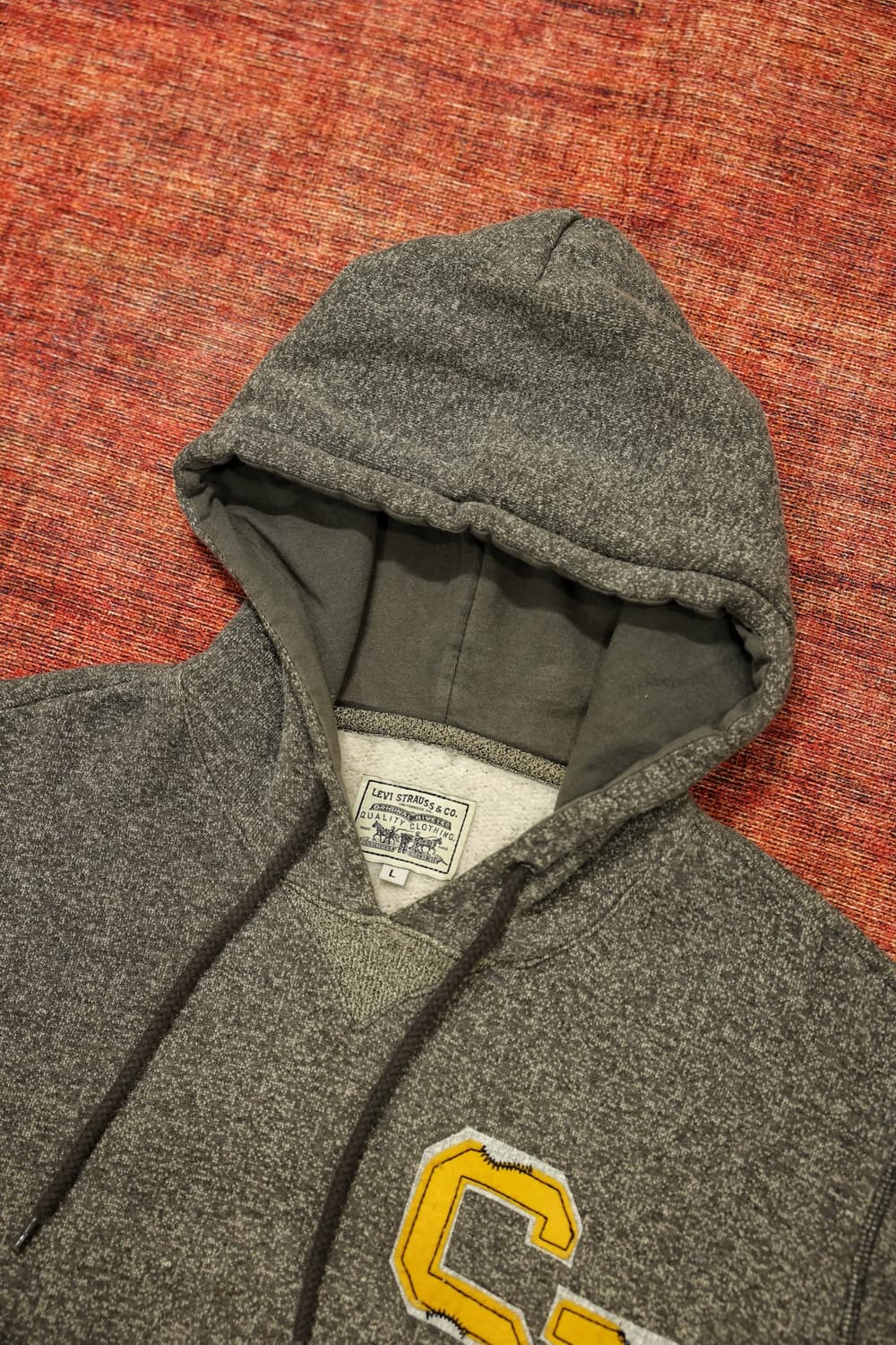 리바이스 멜란그레이 후드티 판매 상품이미지6