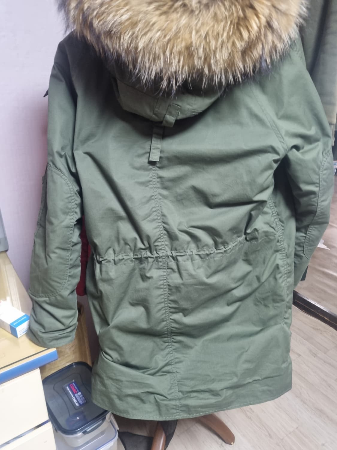 M65피쉬테일스타일패딩카키.  .   L 상품이미지2