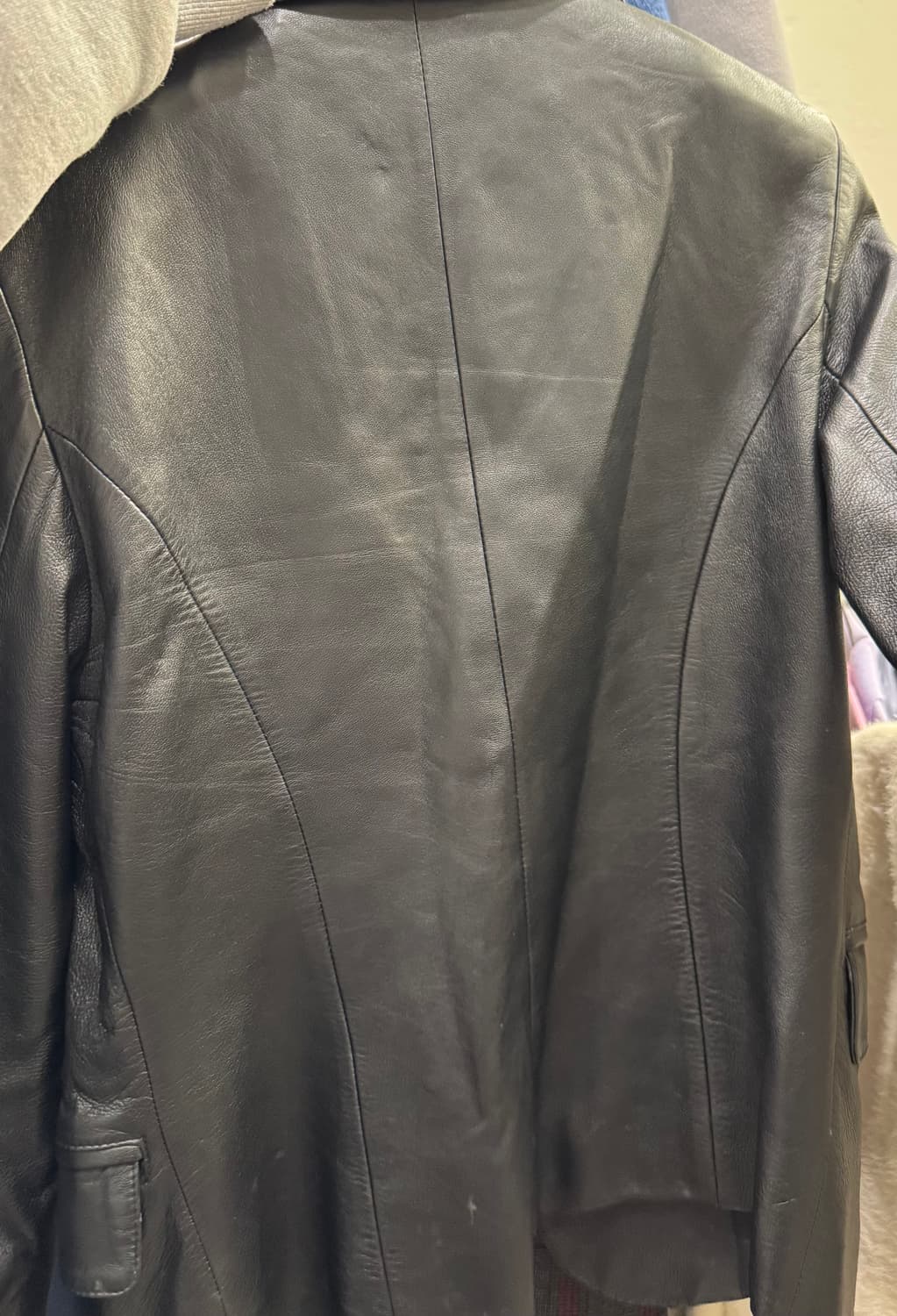 블랙 양가죽 자켓 상품이미지6