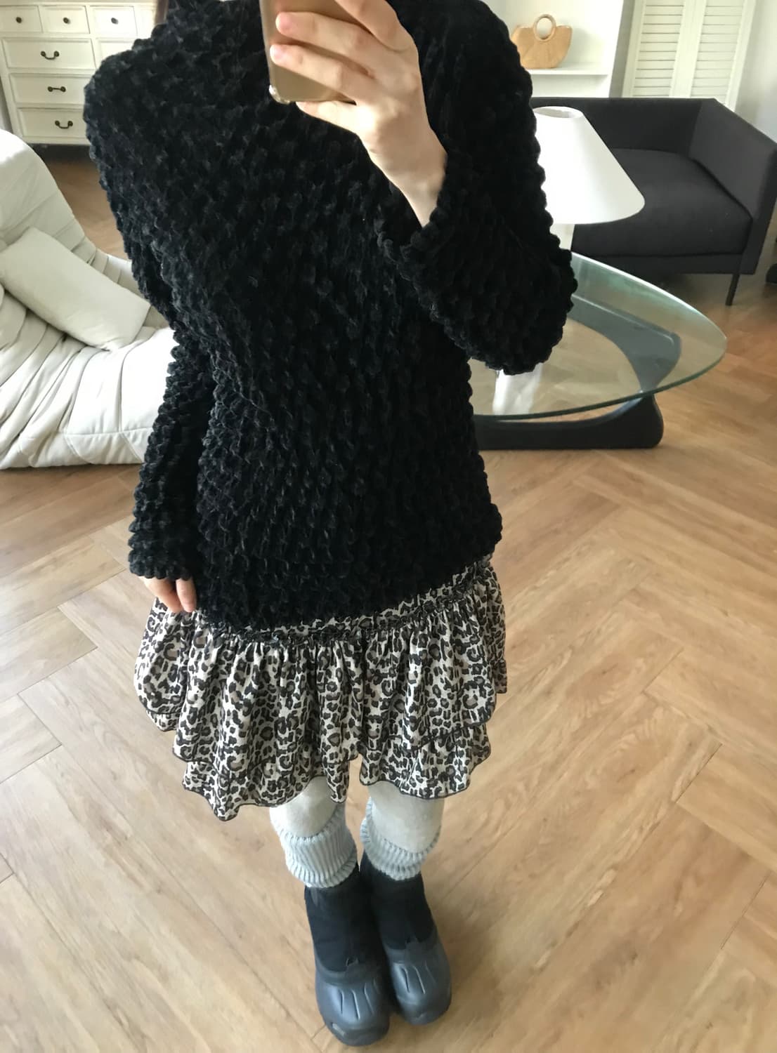 vintage pattern skirt 상품이미지5