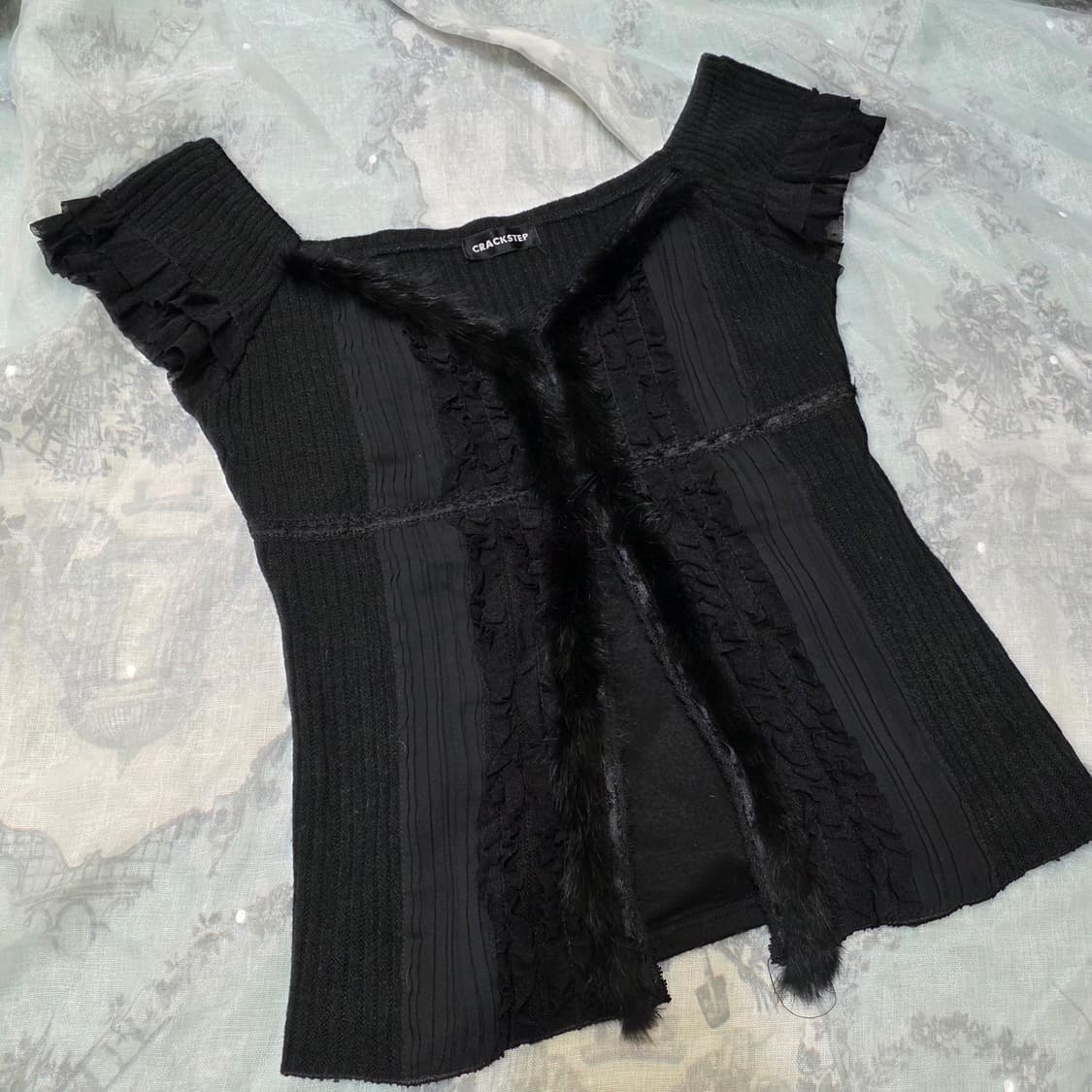 빈티지 고딕 페어리 로걀 공겜여주 목폴라 베스트 세트 상품이미지2