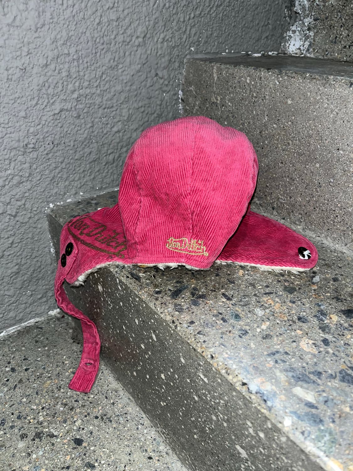 Von Dutch 본더치 코듀로이 트루퍼 햇 인디핑크 상품이미지5