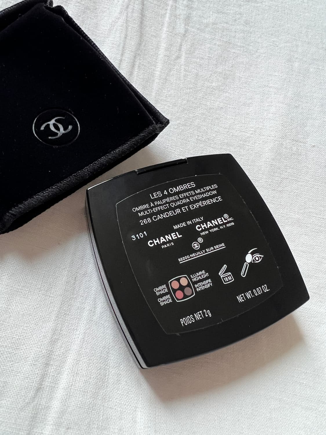 샤넬 레 꺄트르 옹브르 4색 아이섀도우 팔레트 268 상품이미지2