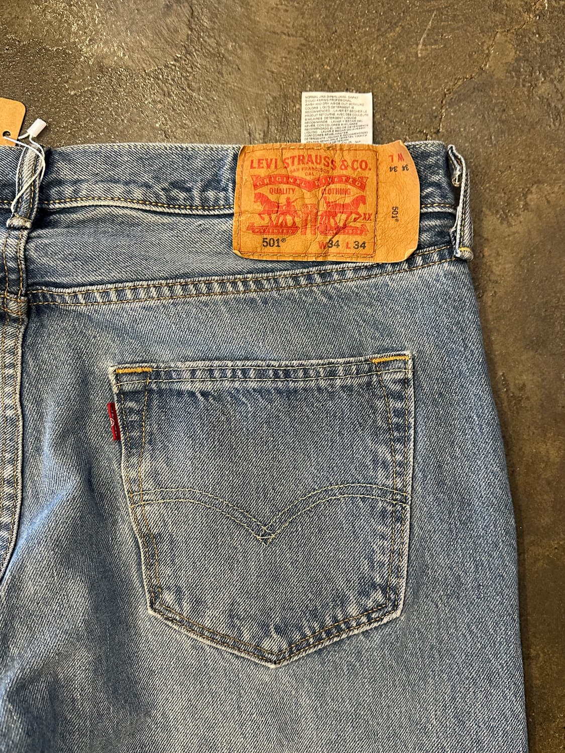 리바이스 501 W34 L34 상품이미지3