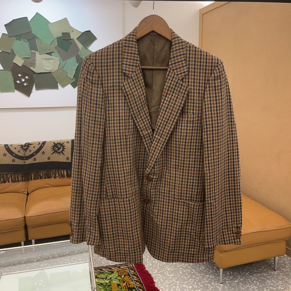 지방시 정장 울 체크 블레이저 자켓 90 C06307 상품이미지1