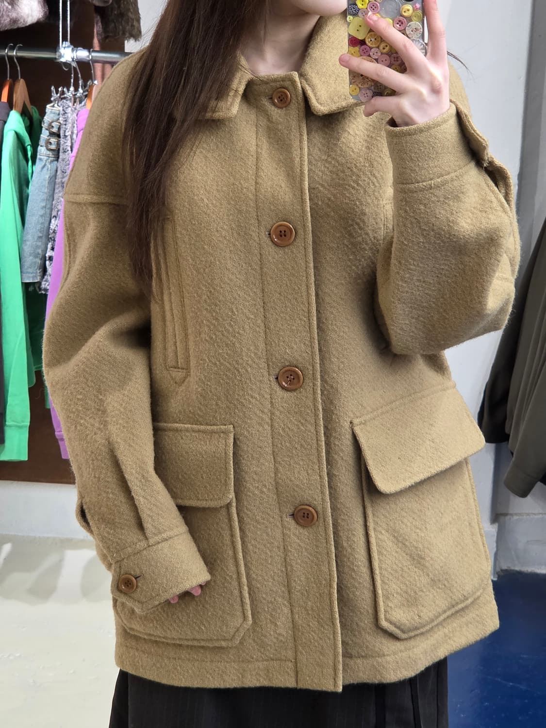 1980s Scene from van 울 자켓 상품이미지2