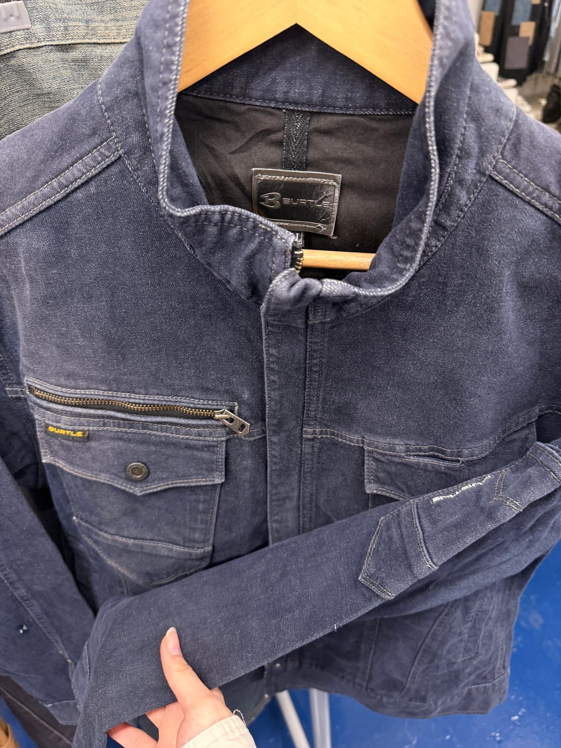 Burtle Jvtg 데님 자켓 상품이미지5