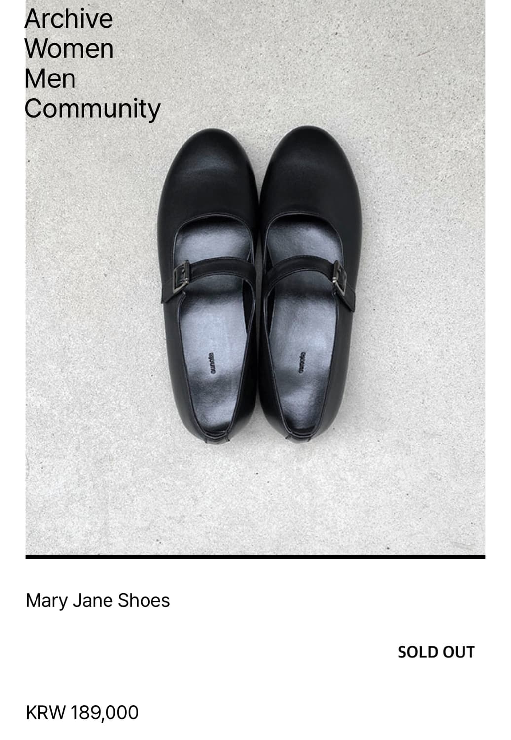 유노이아 가죽 레더 메리제인 220 상품이미지1