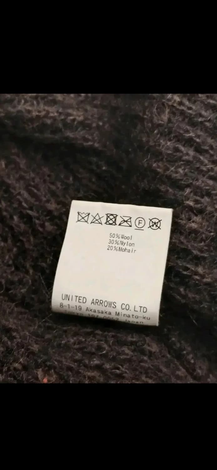 CAMOSHITA HOODIE MOHAIR ZIP UP SWEATER 상품이미지9