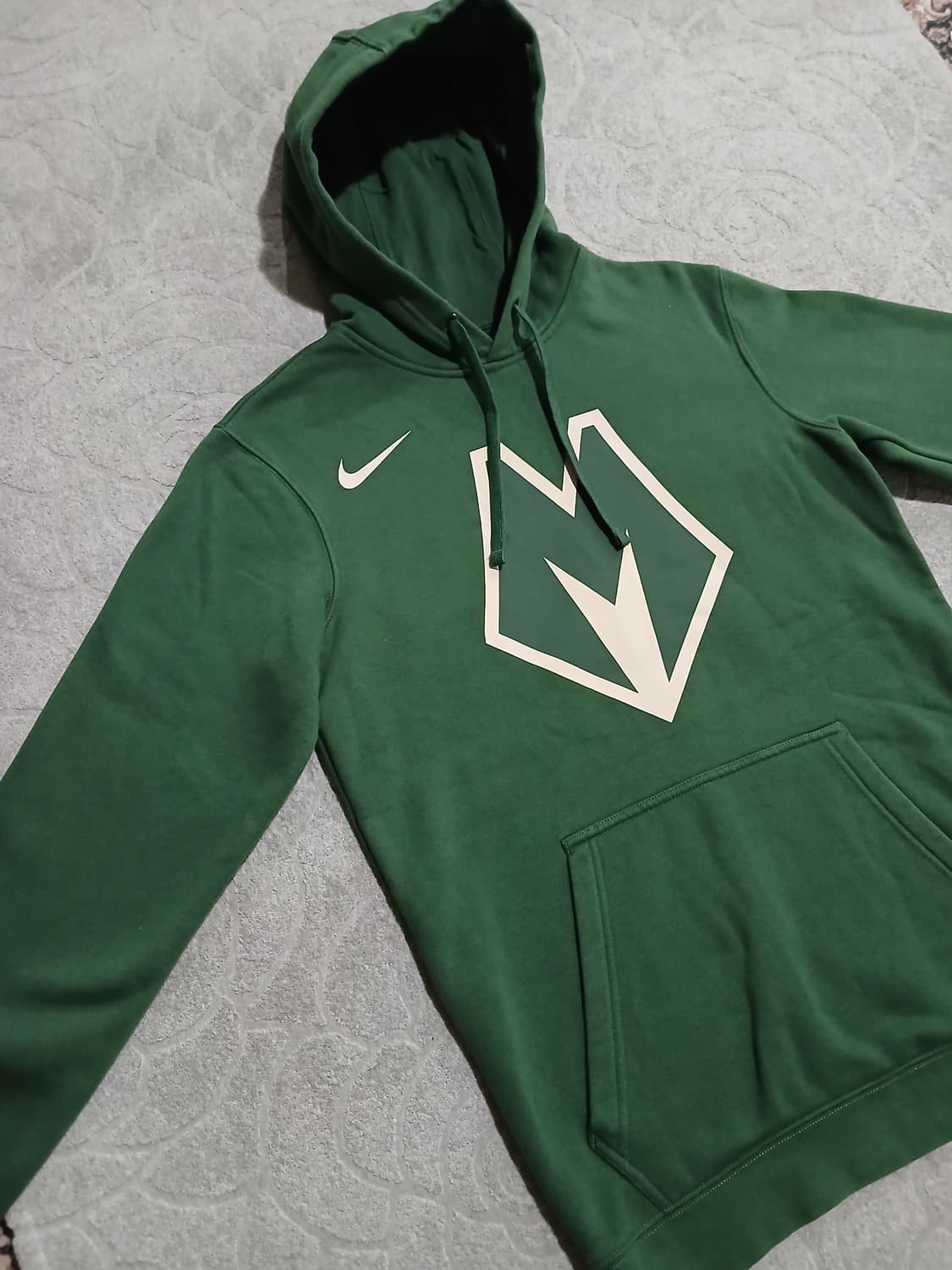 나이키 그린 빅로고 후드티 S 상품이미지3