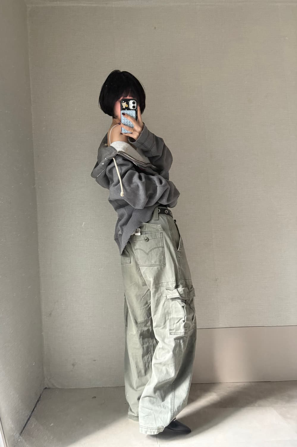 리바이스 카키 와이드핏 카고팬츠 상품이미지3