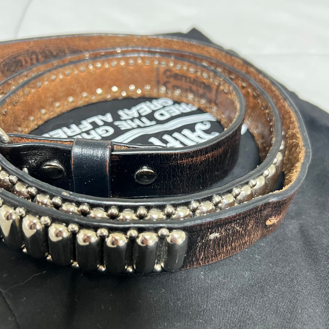 헤리티지플로스 알프레드 레더 벨트 ML 남자 상품이미지5