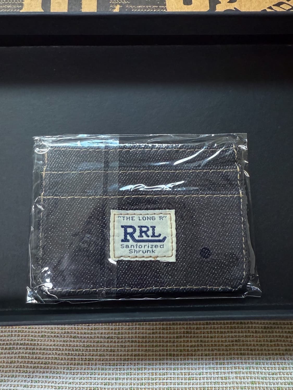 RRL 한정판 데님 지갑/체인 파우치 세트 상품이미지4