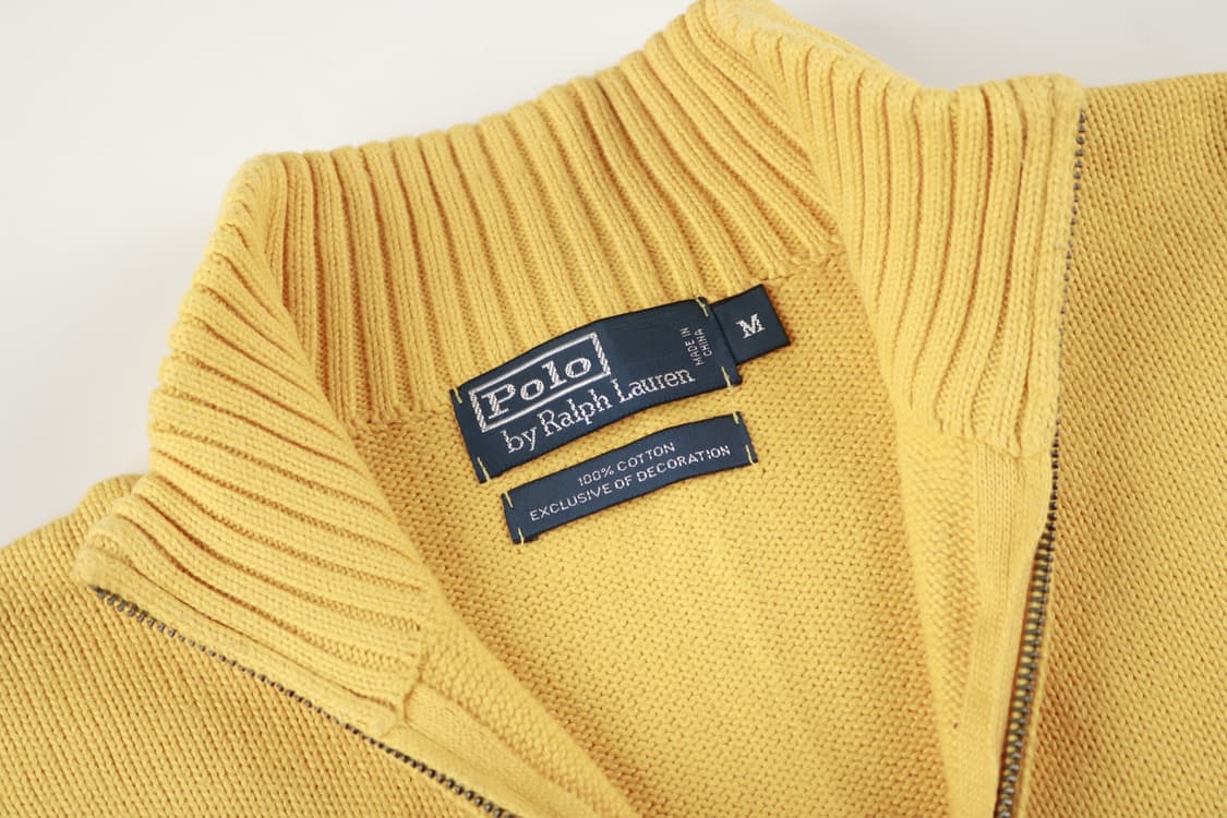 [M] 90's 폴로 랄프로렌 하프집업 니트 상품이미지4