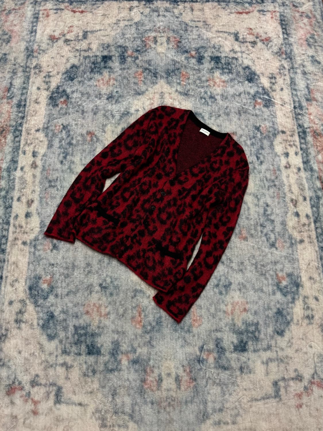 Saint laurent 13fw blood leopard cardiga 상품이미지1