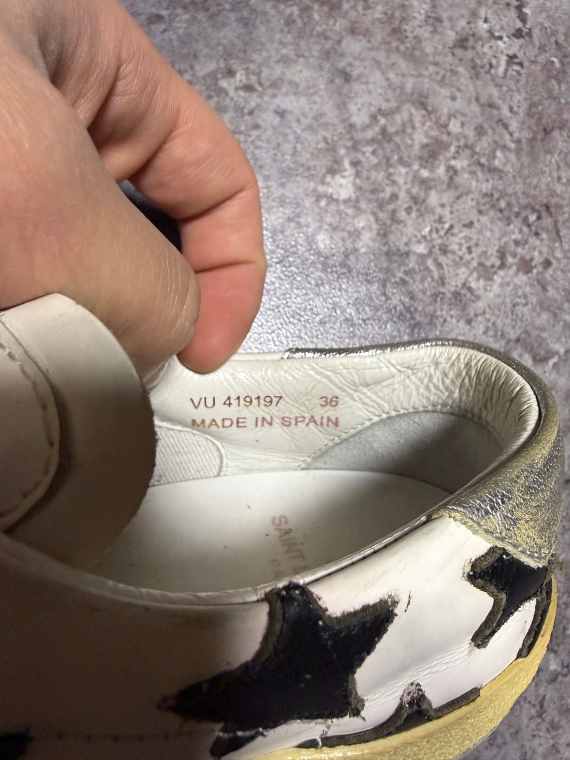 생로랑 스타 스니커즈 36 상품이미지5