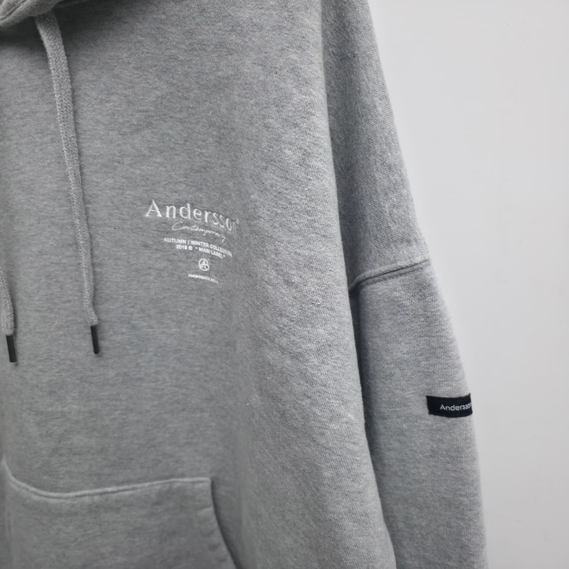 [XL] 앤더슨벨 그레이 후드티 상품이미지5