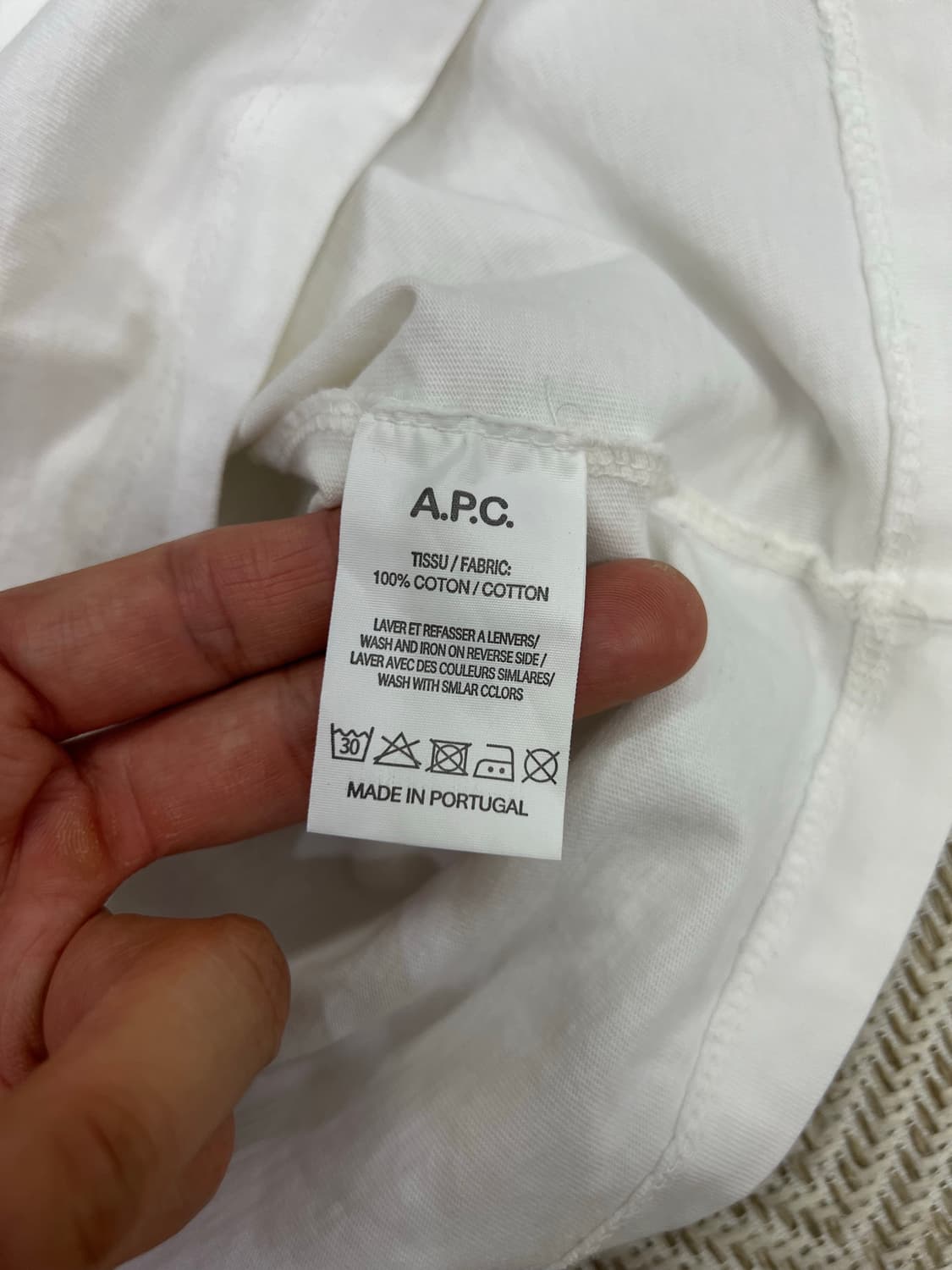 정품) APC 아페쎄 여성 반팔티 S 상품이미지7