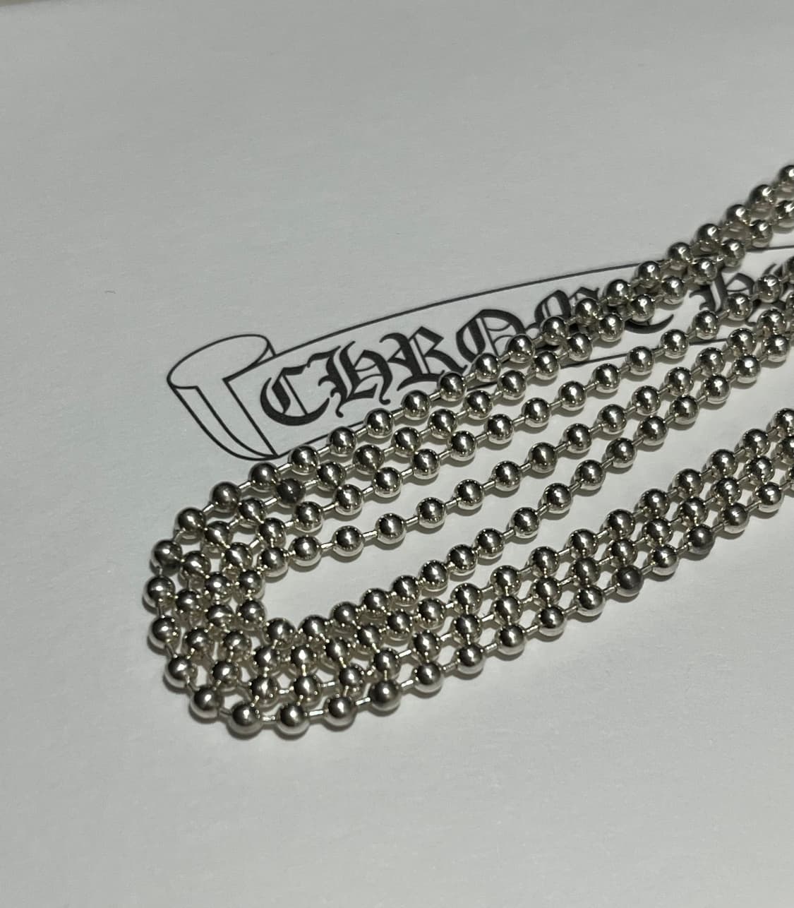 크롬하츠 볼체인 30인치 새상품 [정품] 상품이미지3