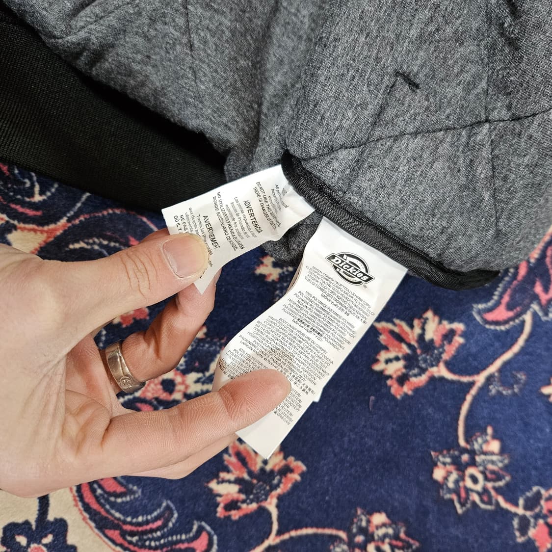 디키즈(Dickies) 다이아몬드 퀄팅 베스트 2XL size 상품이미지6