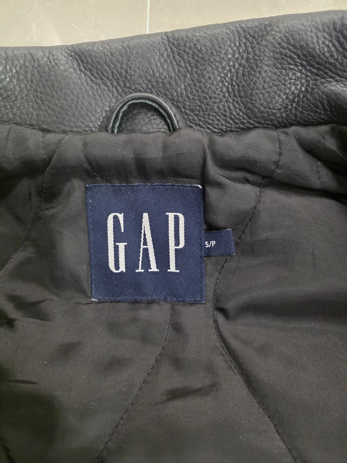 올드 갭 레더 카코트 S 상품이미지5